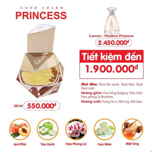 Nước Hoa Charme Princess 50Ml 2022